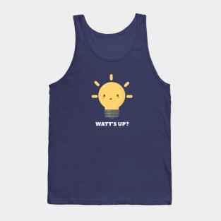 Funny Physics Electricity Watt Pun T-Shirt Tank Top